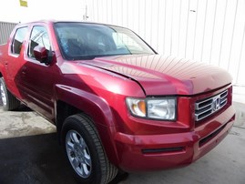 2006 HONDA RIDGELINE RTL BURGUNDY 3.5L AT 4WD A19916